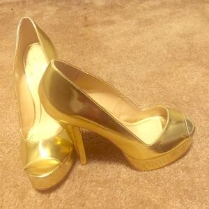 Gold heels